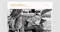Desktop Screenshot of blackcoyotemedicine.org